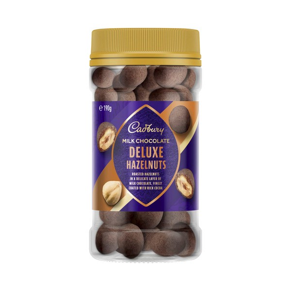 Cadbury Chocolate Coated Deluxe Hazelnuts | 190g
