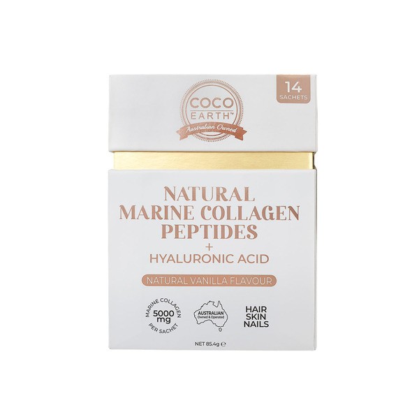Coco Earth Marine Collagen Vanilla Sachet | 14 pack