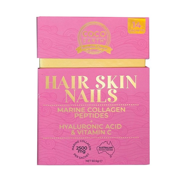Coco Earth Marine Collagen + Hair Skin Nails | 14 pack