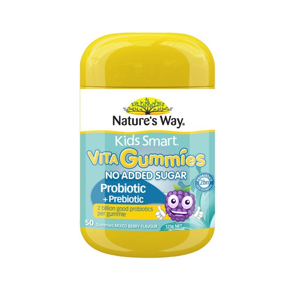 Natures Way High Strength Kids Gummies Probiotic + Prebiotic | 50 pack