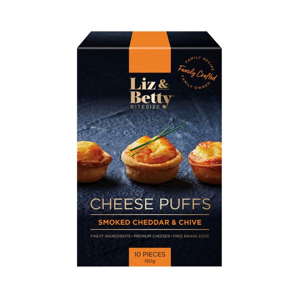 Liz & Bettys Cheese Puff Cheddar & Chives | 150g