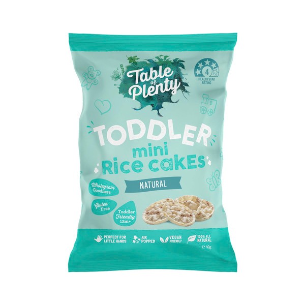 Top Toddler Mini Rice Cakes Natural | 40g