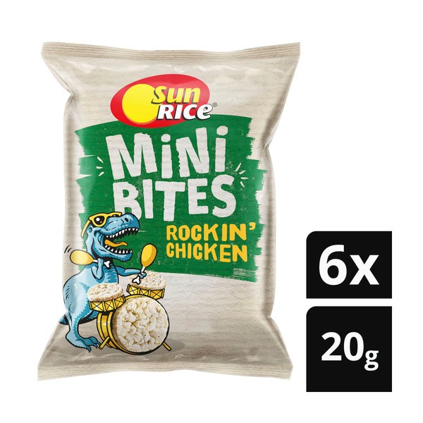 Sunrice Mini Bites Rockin Chicken 6 Pack | 120g