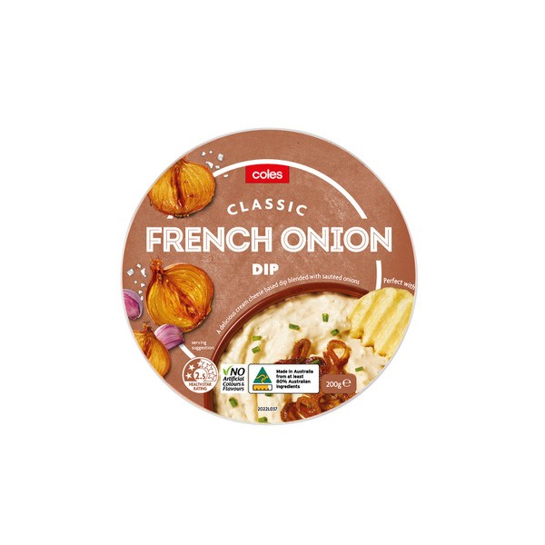 Coles Dairy French Onion Dip | 200g