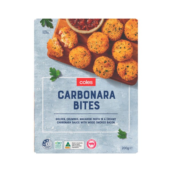 Coles Carbonara Pasta Bites | 200g