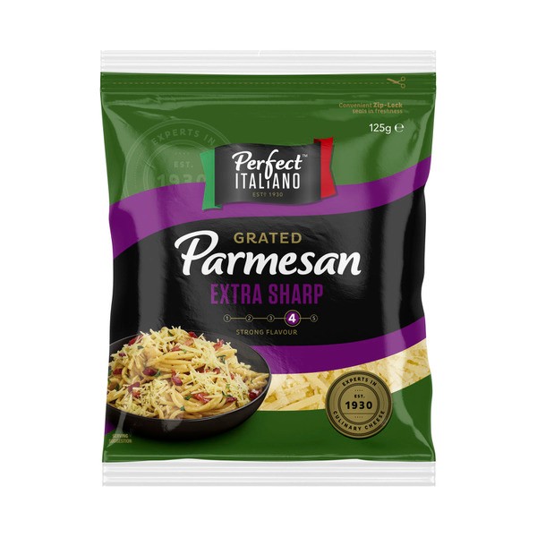 Perfect Italiano Cheese Extra Sharp Grated Parmesan | 125g