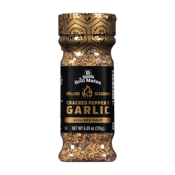 Mccormick Grill Mates All Purpose Cracked Black Pepper & Garlic | 170g