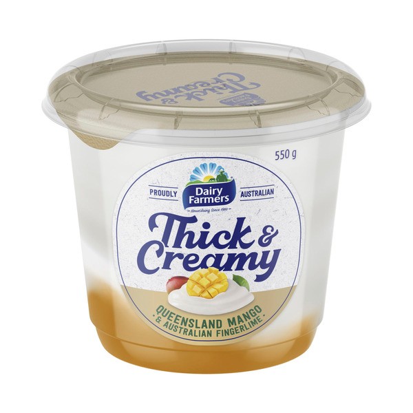 Dairy Farmers Thick & Creamy Yoghurt Mango & Finger Lime | 550g