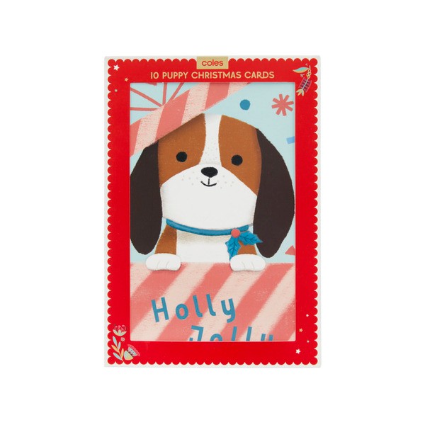 Coles Puppy Cards 10 Pack | 1 each