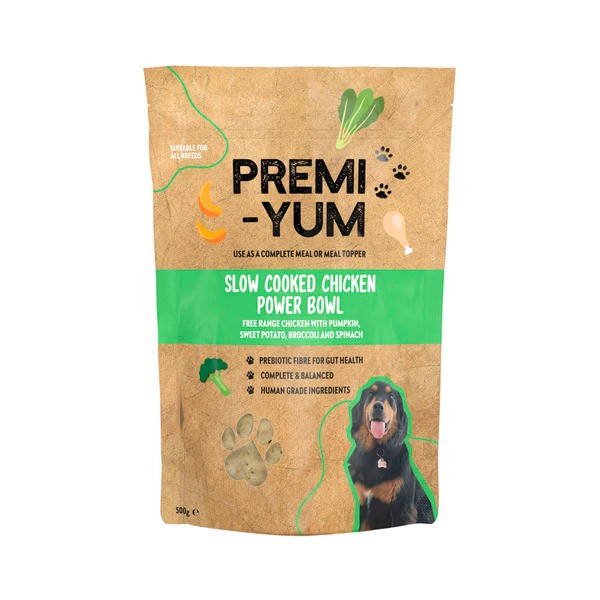 Premi-yum Slow Cooked Chicken Power Bowl Dog Food | 500g