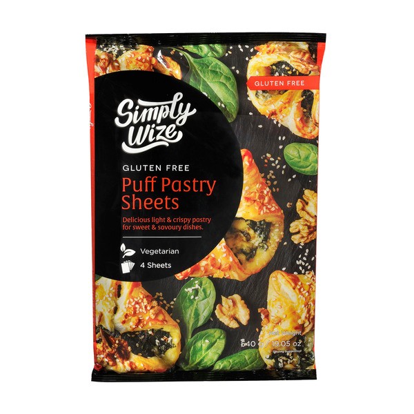 Simply Wize Gluten Free Puff Pastry Sheets | 540g