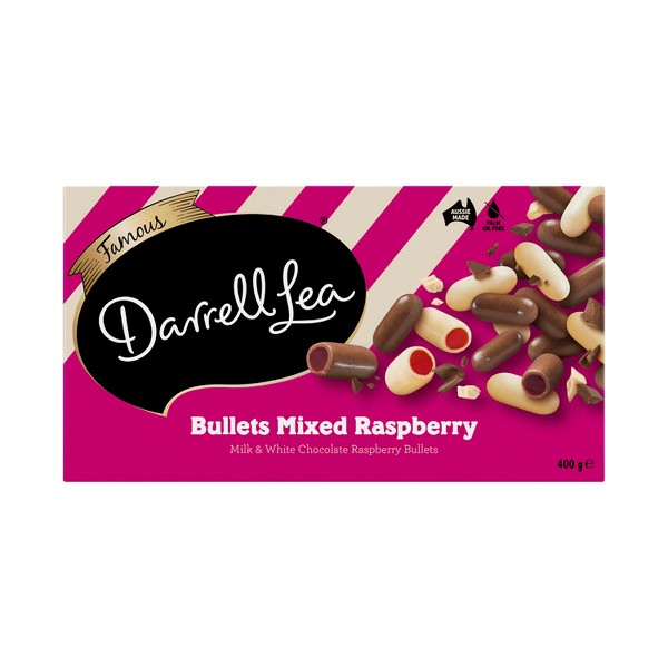 Darrell Lea Raspberry Bullets Assorted Gift Box | 400g