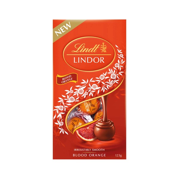 Lindt Lindor Blood Orange Milk Chocolate Bag | 123g