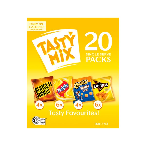 Smiths Tasty Mix Variety Multipack Pot Chips 20 Pack | 368g