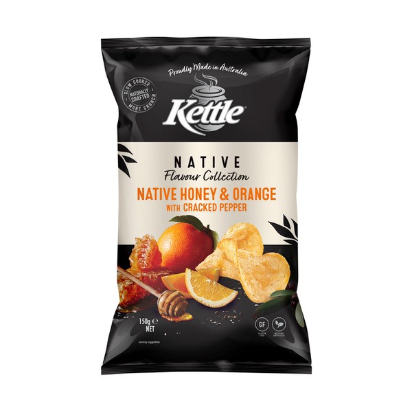 Kettle Natives Honey Orange With Tas Pepper | 150g