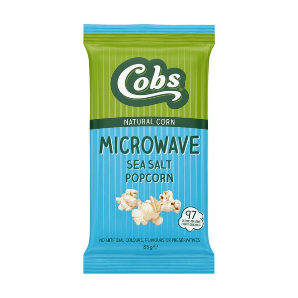 Cobs Microwave Popcorn Sea Salt | 85g
