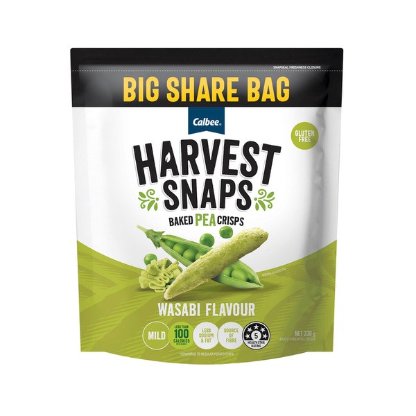Harvest Snaps Pea Wasabi | 230g