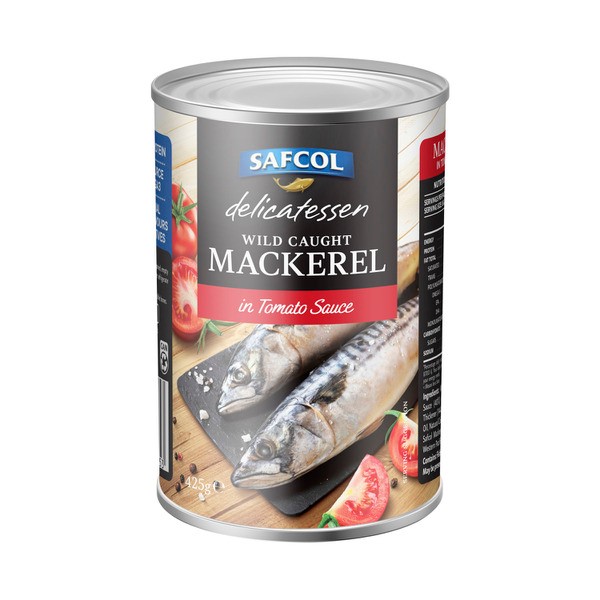 Safcol Mackerel In Tomato Sauce | 425g