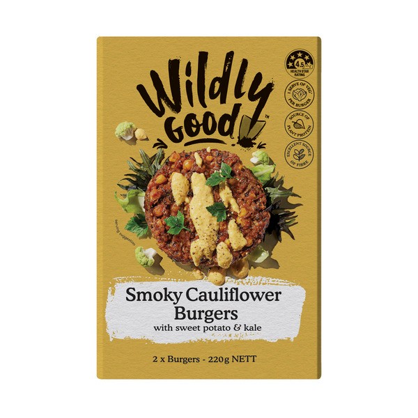 Wildly Good Burgers Smokey Cauliflower | 220g