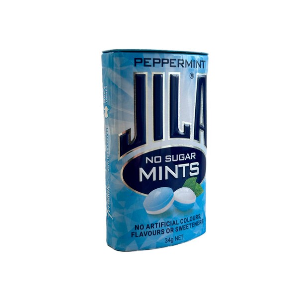 Jila Sugar Free Peppermint Mints | 34g