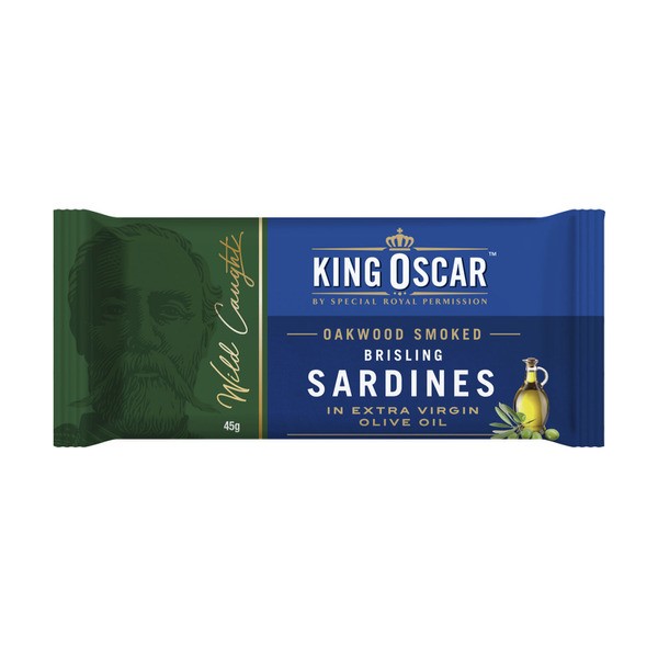 King Oscar Brisling Sardines in Extra Virgin Olive Oil | 45g