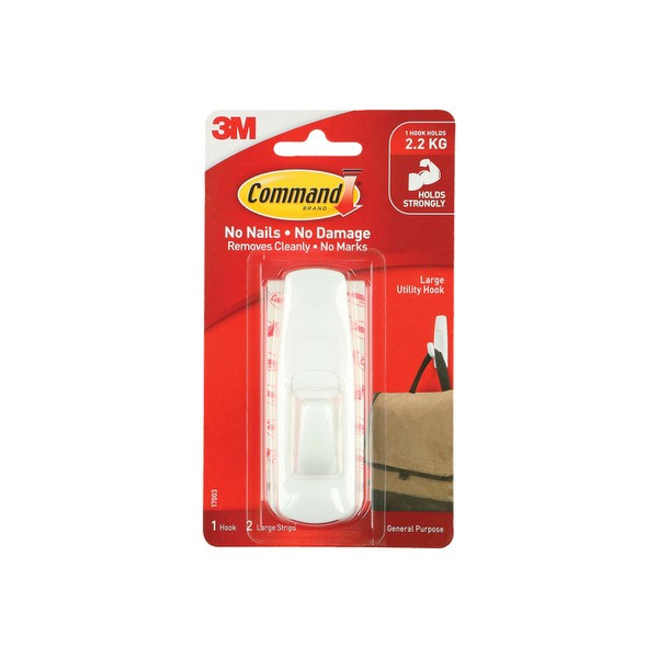 3M Command Adhesive Hook Large | 1 each