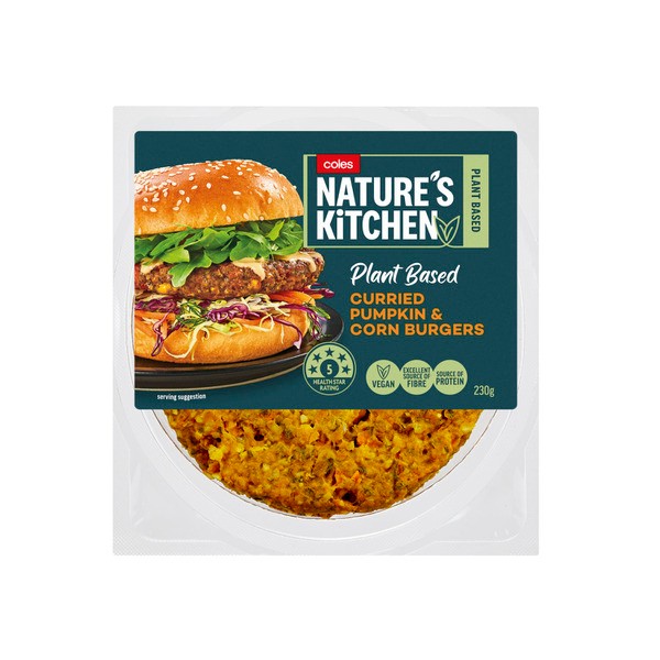 Natures Kitchen Pumpkin & Corn Burgers | 230g