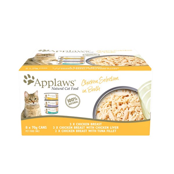 Applaws Tin Cat Food Chicken Selection Multipack 8x70g | 8 pack