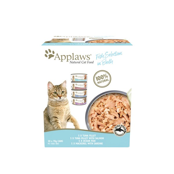 Applaws Tin Multipack Cat Food Fish Selection 20x70g | 20 pack