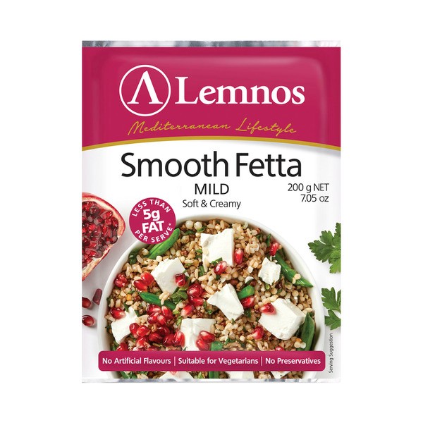 Lemnos Fetta Smooth Less Than 5g Fat | 200g