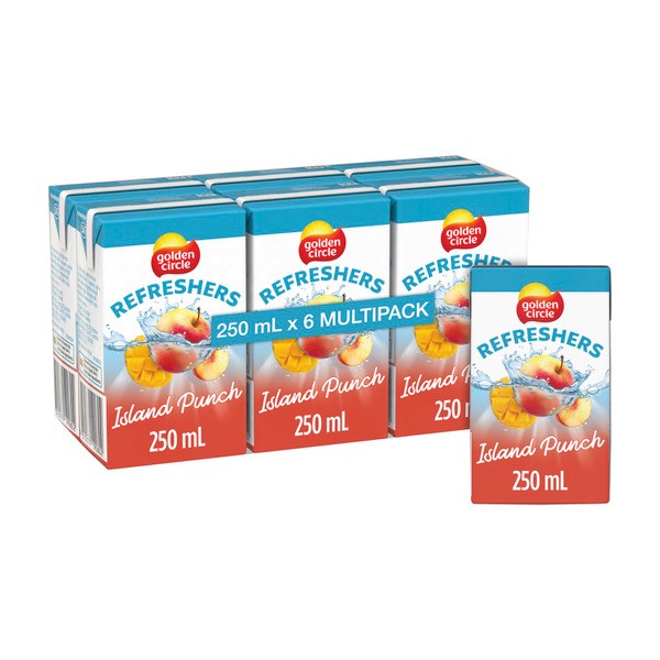 Golden Circle Refreshers Island Punch 6x250mL | 6 pack