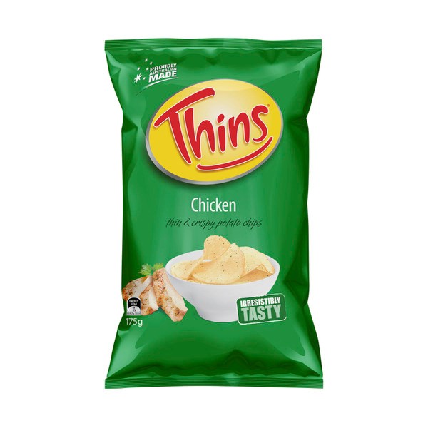 Thins Chicken Potato Chips | 175g