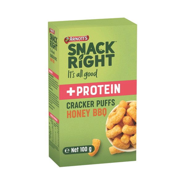 Arnotts Snackright Multipack Cracker Puffs Honey BBQ | 100g