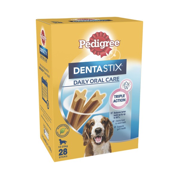 Pedigree Dentastix Medium Dog Treats Daily Oral Care Dental Chews | 28 pack