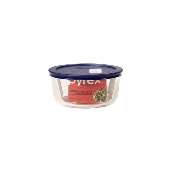 Pyrex Simply Store Glass Round Container 946mL | 1 each