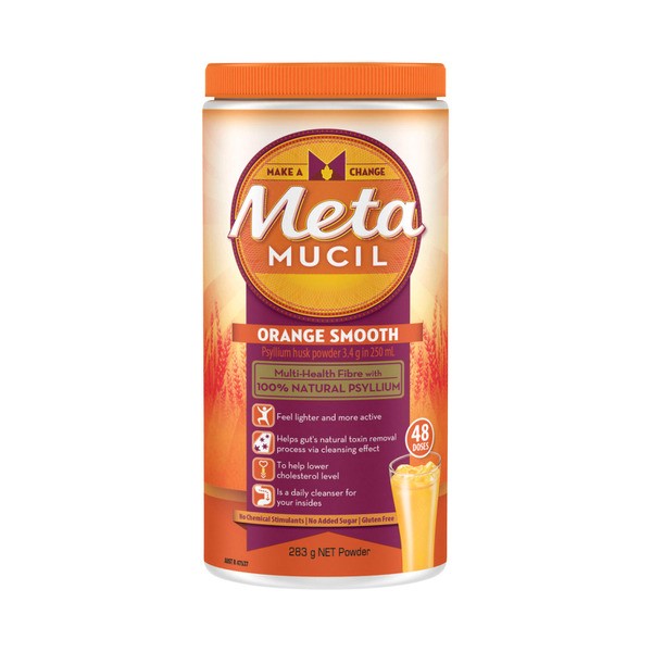 Metamucil Orange Smooth Daily Fibre Supplement 48 Doses | 283g