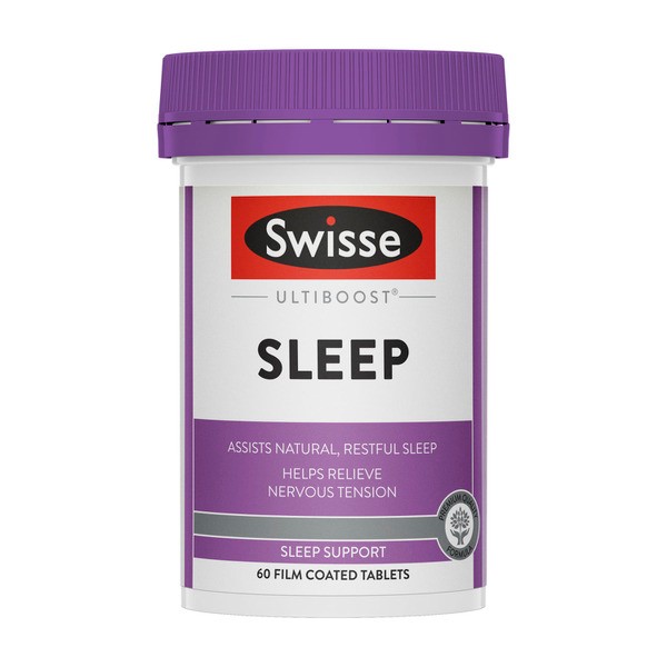 Swisse Ultiboost Sleep With Valerian To Support Healthy Sleep Patterns | 60 pack