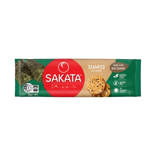 Sakata Seaweed Rice Crackers Gluten Free | 90g