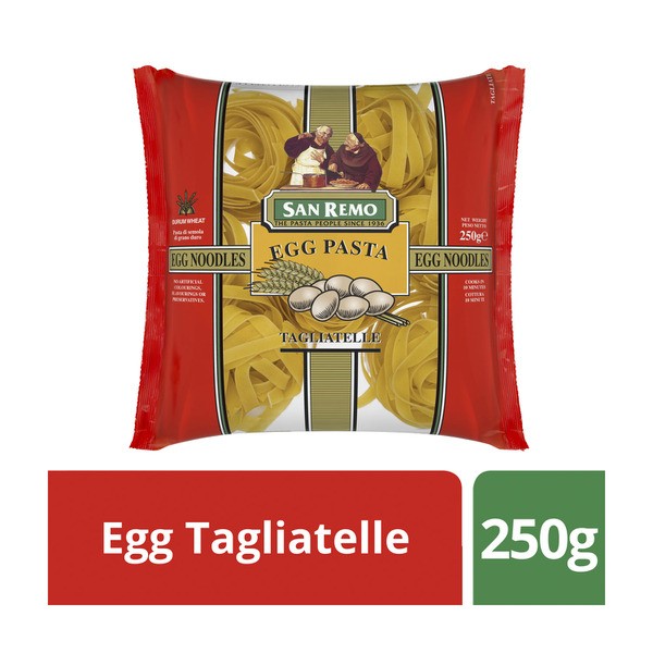 San Remo Tagliatelle Egg Pasta | 250g