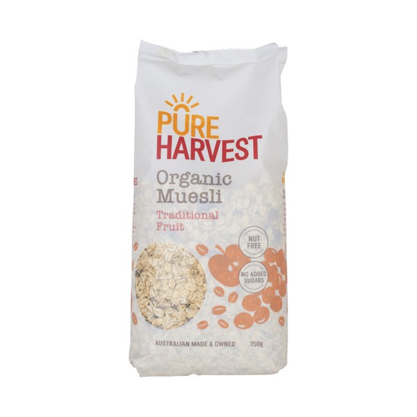 Pureharvest Organic Natural Muesli | 750g