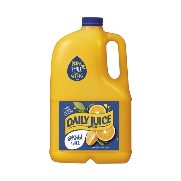Daily Juice No Added Sugar Orange Juice | 3L