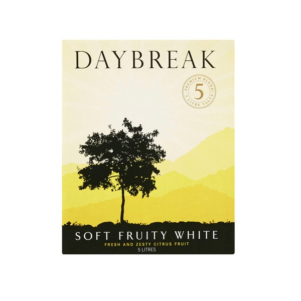 Daybreak Soft Fruity White Cask 5L | 1 Each