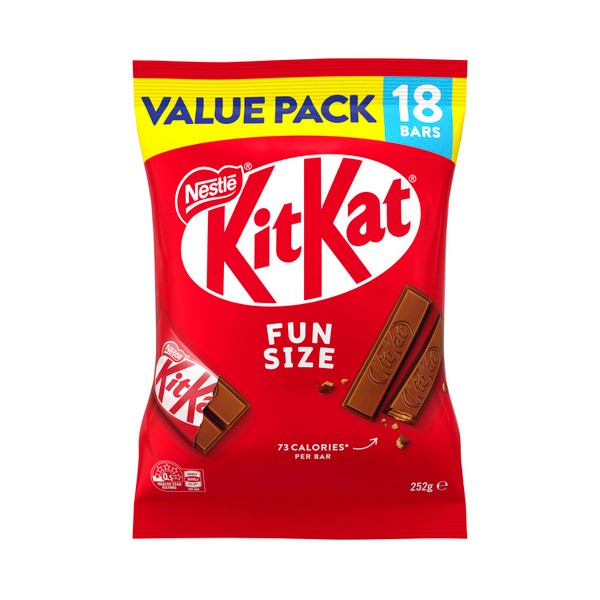 KitKat Milk Chocolate Value Share Pack 18 Pieces  | 252g