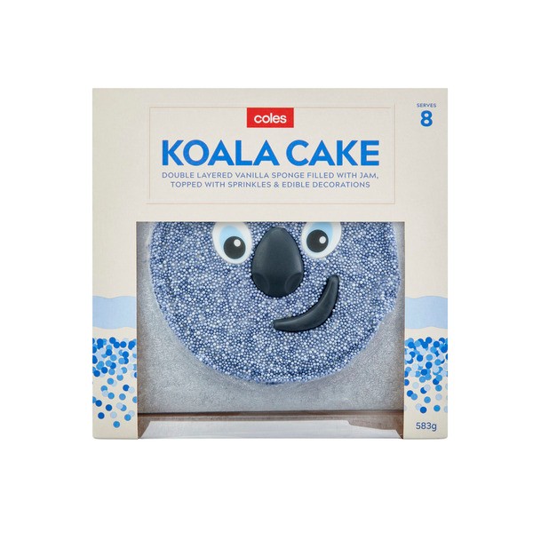 Coles Vanilla Koala Cake | 583g