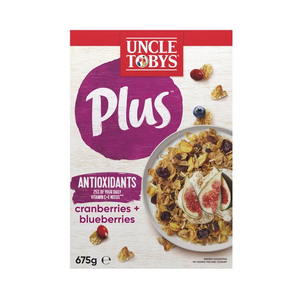 Uncle Tobys Plus Antioxidant Breakfast Cereal | 675g