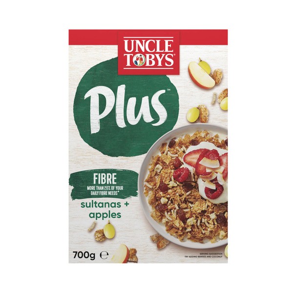 Uncle Tobys Plus Fibre Breakfast Cereal | 700g