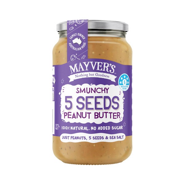 Mayvers Smunchy 5 Seeds Peanut Butter | 375g
