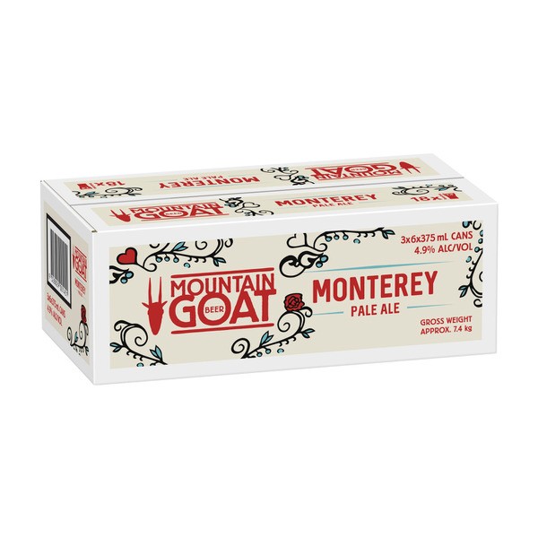 Mountain Goat Monterey Pale Ale Can 375mL | 18 Pack