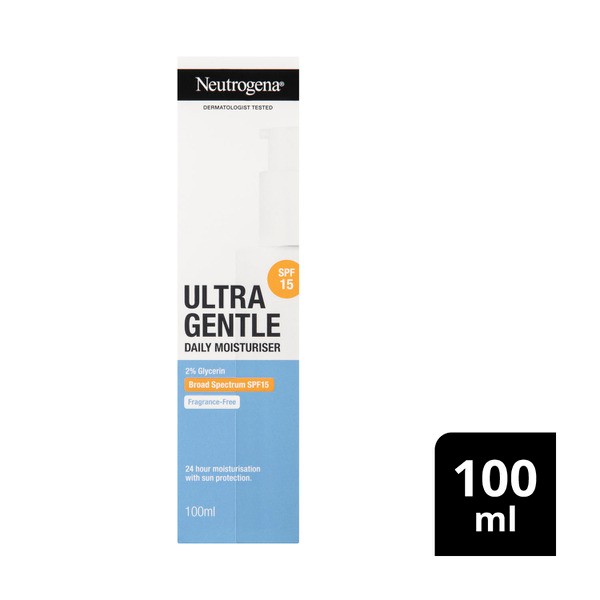 Neutrogena Ultra Gentle Daily Moisturiser SPF15 | 100mL
