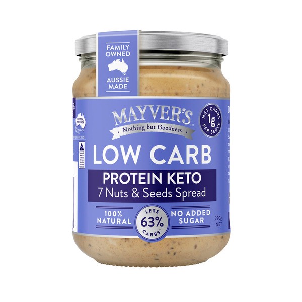 Mayvers Low Carb Protein Keto 7 Nuts & Seeds Spread | 220g